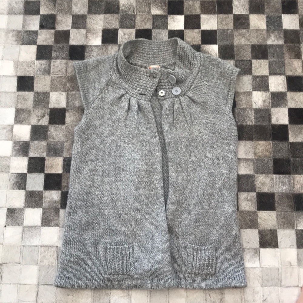 Open front sweater